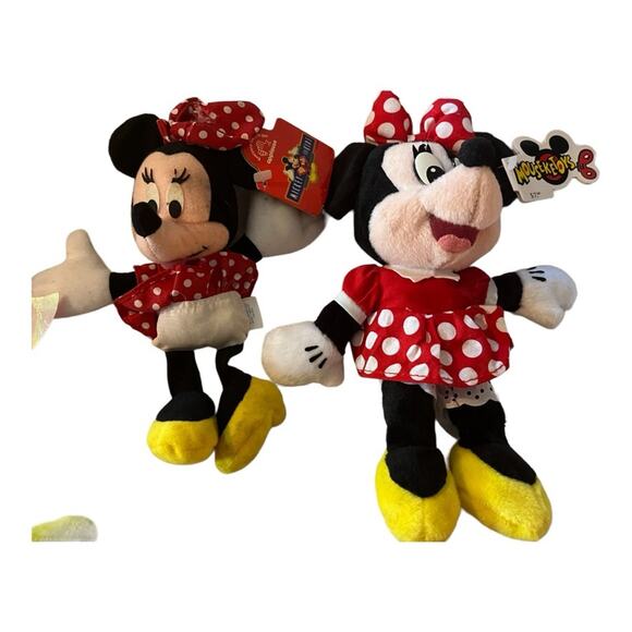 Minnie Mouse Beanie Bag Characters With Tags - Picture 2 of 3